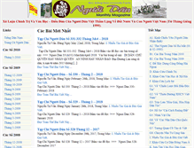 Tablet Screenshot of nguoidan.net